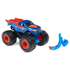 MONSTER JAM 1:64 DIE CAST WITH WHEELIE BAR SUPERMAN