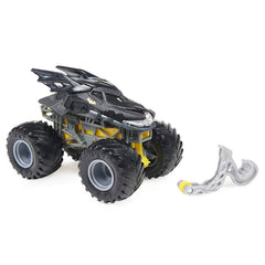 MONSTER JAM 1:64 DIE CAST WITH WHEELIE BAR BATMOBILE