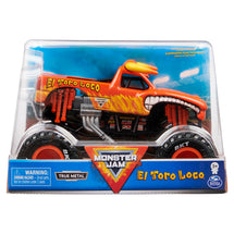 MONSTER JAM 1:64 DIE CAST WITH WHEELIE BAR EL TORO LOCO