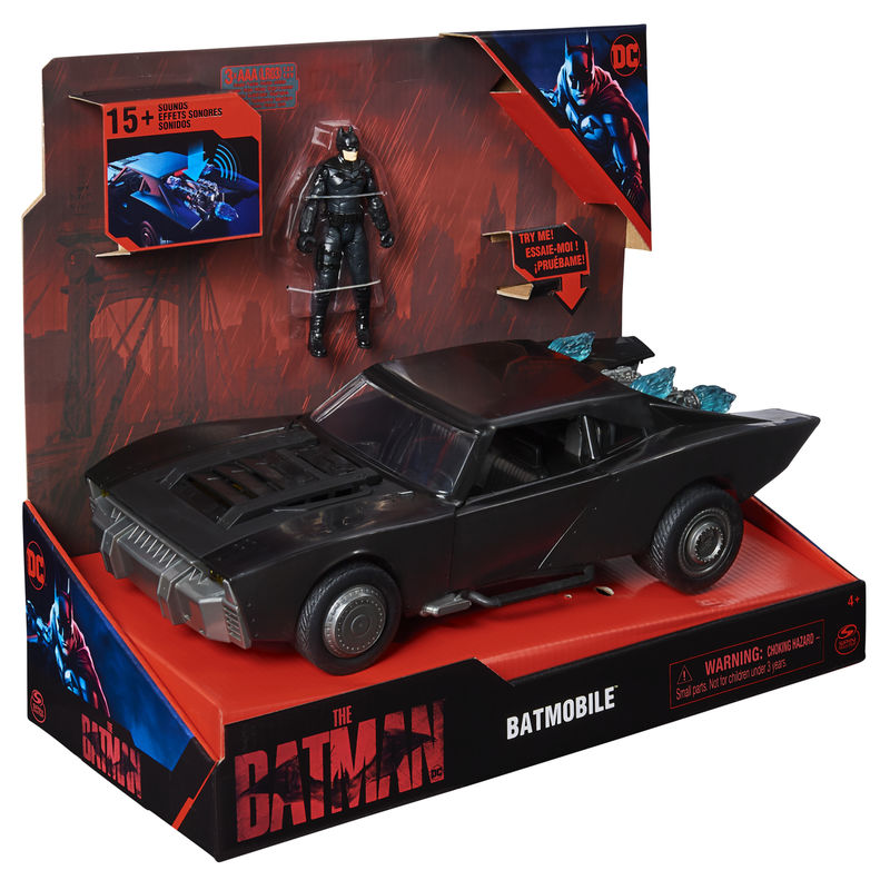 THE BATMAN LIGHTS AND SOUNDS BATMOBILE