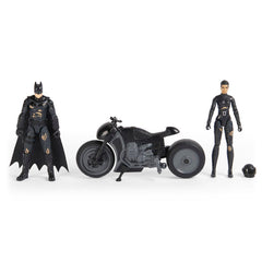 THE BATMAN 4 INCH FIGURES SELINA KYLE CHASE SET