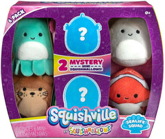 SQUISHVILLE 6 PACK SEALIFE SQUAD