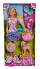 STEFFI LOVE PUPPY WALK DOLL WITH DOGS