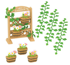 SYLVANIAN FAMILIES GARDEN DECORATION SET