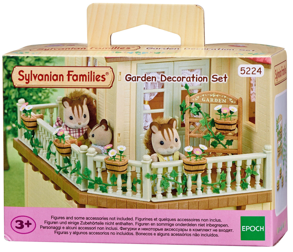 SYLVANIAN FAMILIES GARDEN DECORATION SET