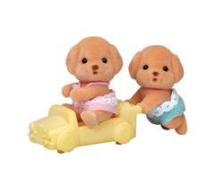 SYLVANIAN FAMILIES TOY POODLE TWINS