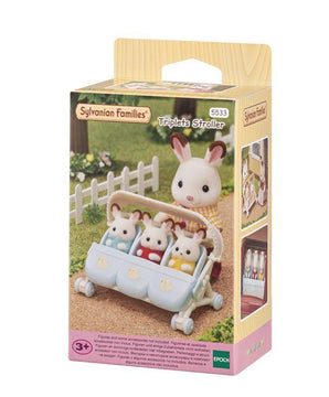 Sylvanian Families Triplets Stroller | Toyworld