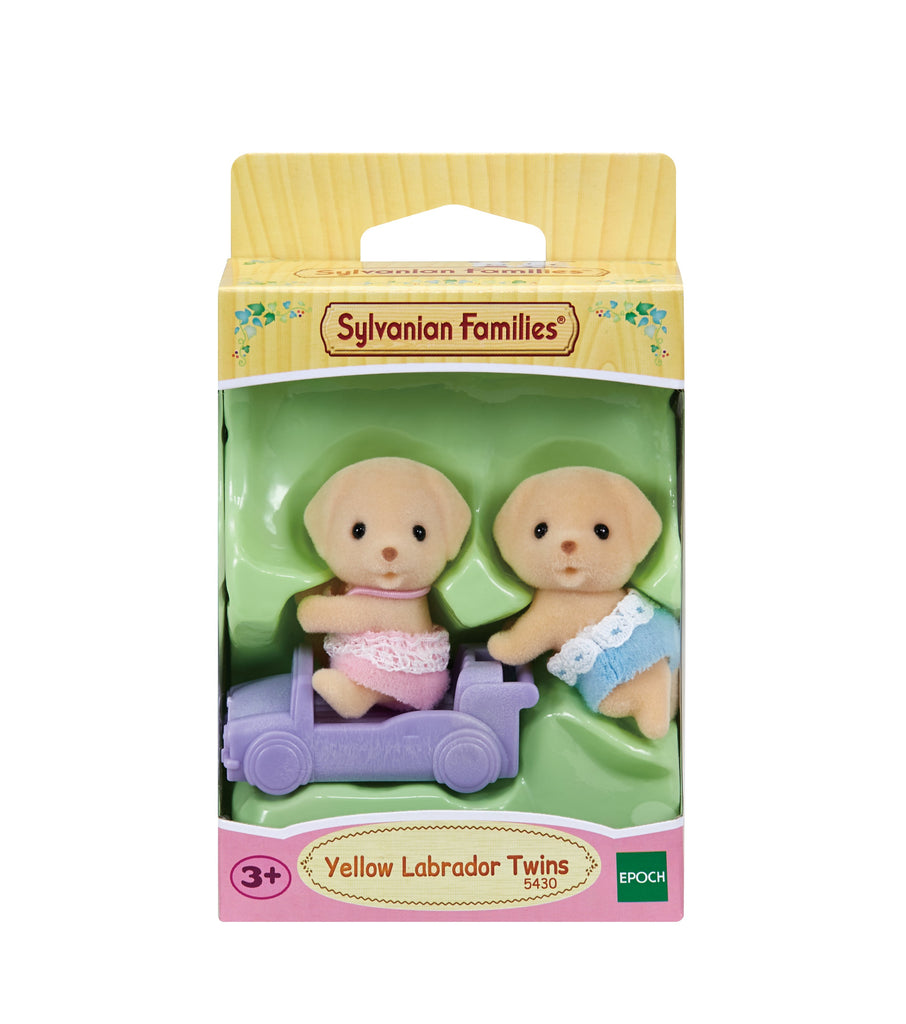 SYLVANIAN FAMILIES YELLOW LABRADOR TWINS