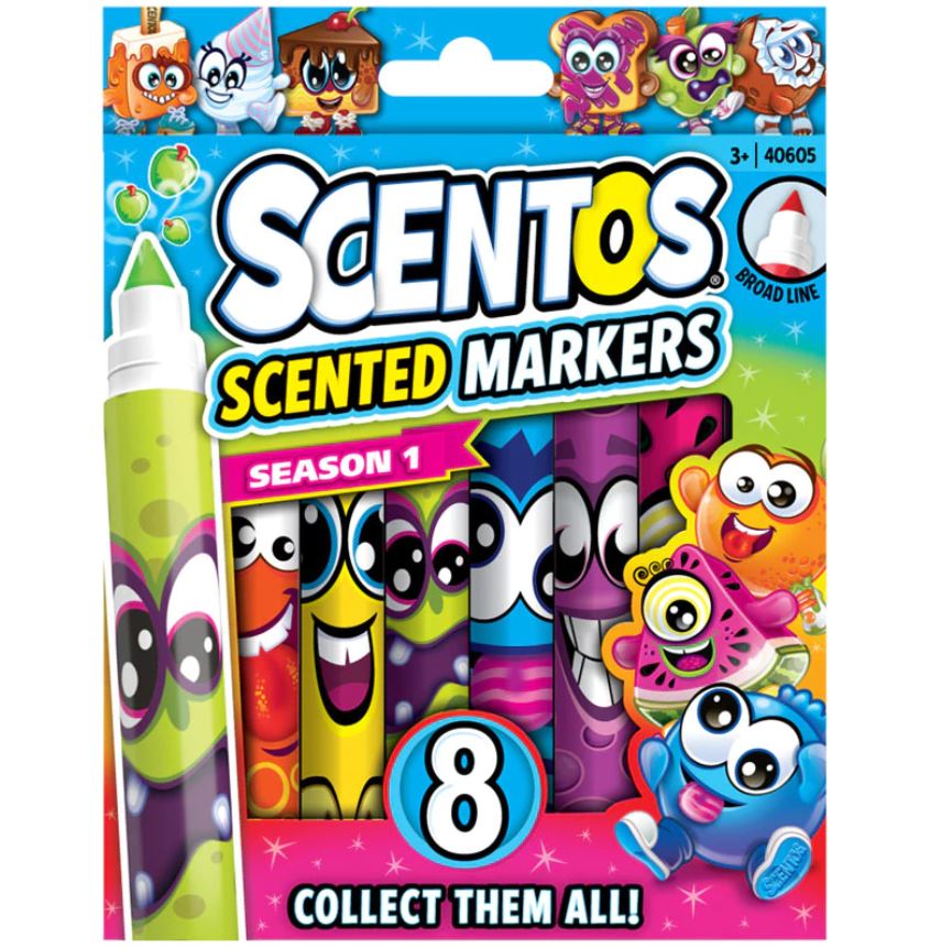 SCENTOS SCENTED MARKERS 8 PACK