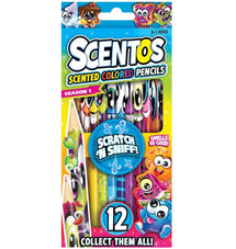 SCENTOS SCENTED COLORED PENCILS 12 PACK