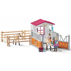 Schleich Horse Stall With Horses & Groom Img 1 - Toyworld