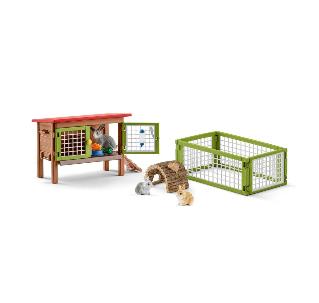 SCHLEICH FARM WORLD RABBIT HUTCH