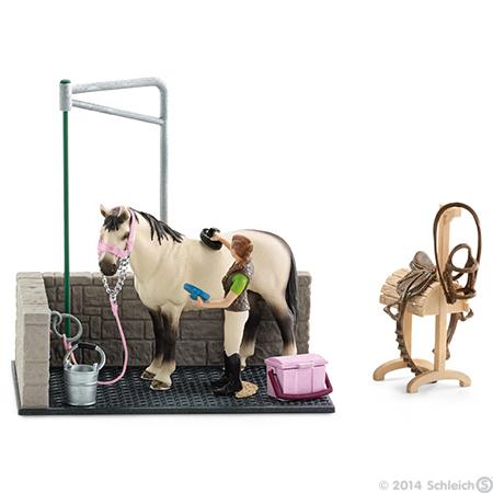 Schleich Horse Club Horse Wash Area | Toyworld