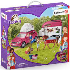 SCHLEICH HORSE CLUB CAR AND TRAILER