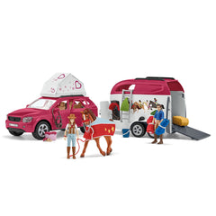 SCHLEICH HORSE CLUB CAR AND TRAILER