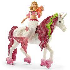 SCHLEICH MERMAID FEYA RIDING UNICORN