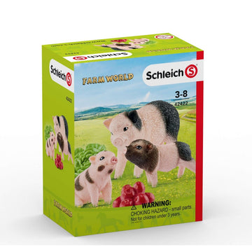 Schleich Farm World Miniature Pig Mother Piglets - Toyworld