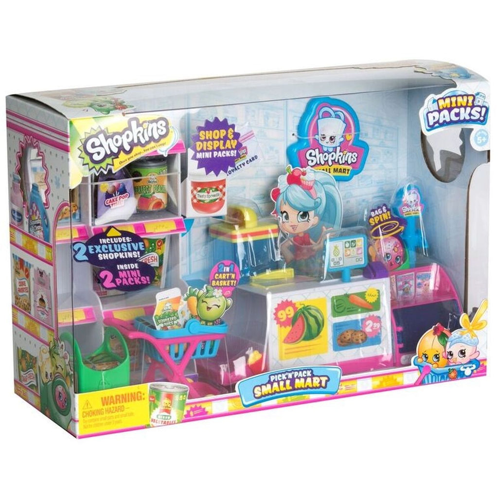 Shopkins Mini Pack Pick N Pack Small Mart Playset - Toyworld