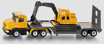 Siku 1611 Low Loader With Excavator - Toyworld