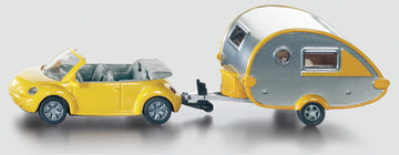 Siku 1629 Car With Caravan - Toyworld