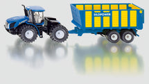 SIKU 1947 1:50 NEW HOLLAND T9.560 TRACTOR WITH SILAGE TRAILER
