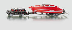 Siku Car Transporter With Motor Boat | Toyworld