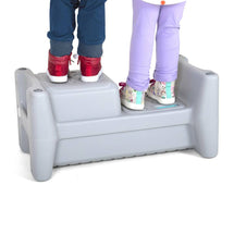SIMPLAY3 TWO CHILD STEP STOOL AND SEAT BLUE