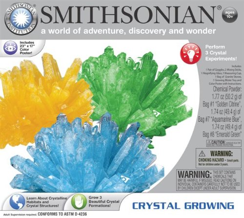 Smithsonian Crystal Growing Kit - Toyworld