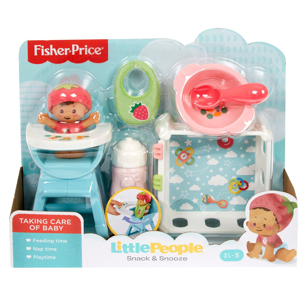 Fisher Price Little People Babies Snack & Snooze Playset - Toyworld