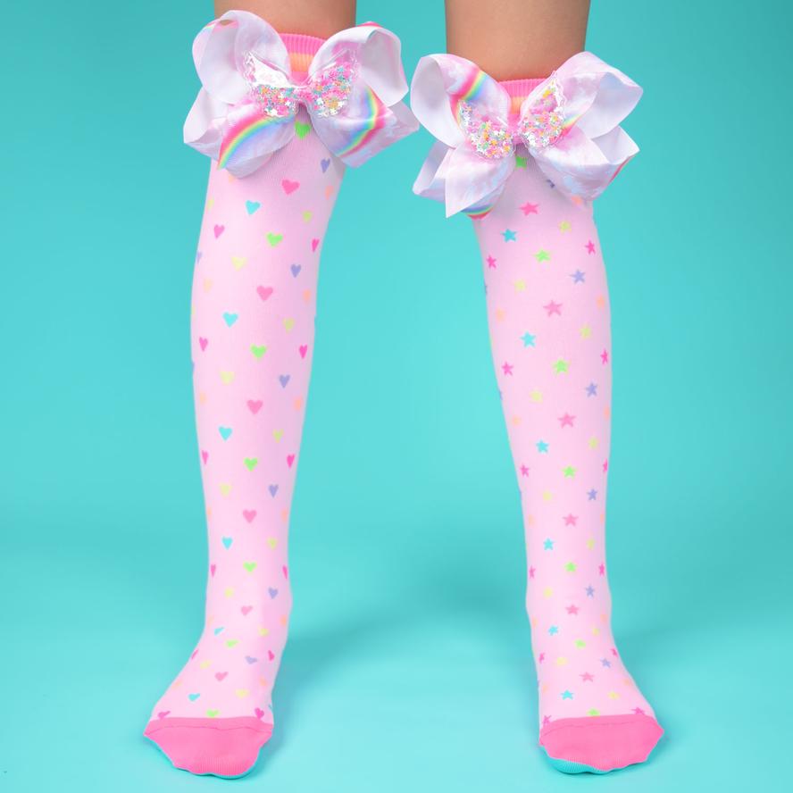 Madmia Sprinkle Bow Socks | Toyworld