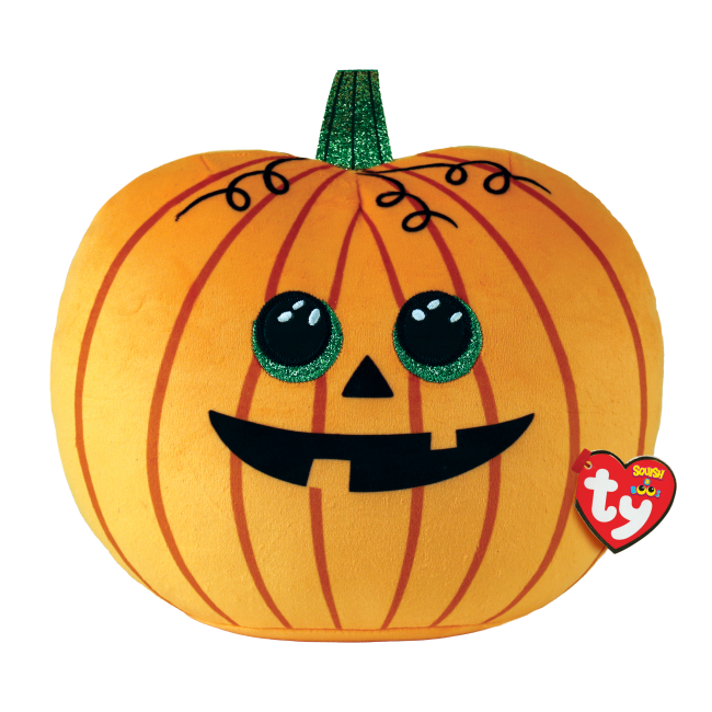 BEANIE SQUISH A BOO 10" SEEDS PUMPKIN ORANGE