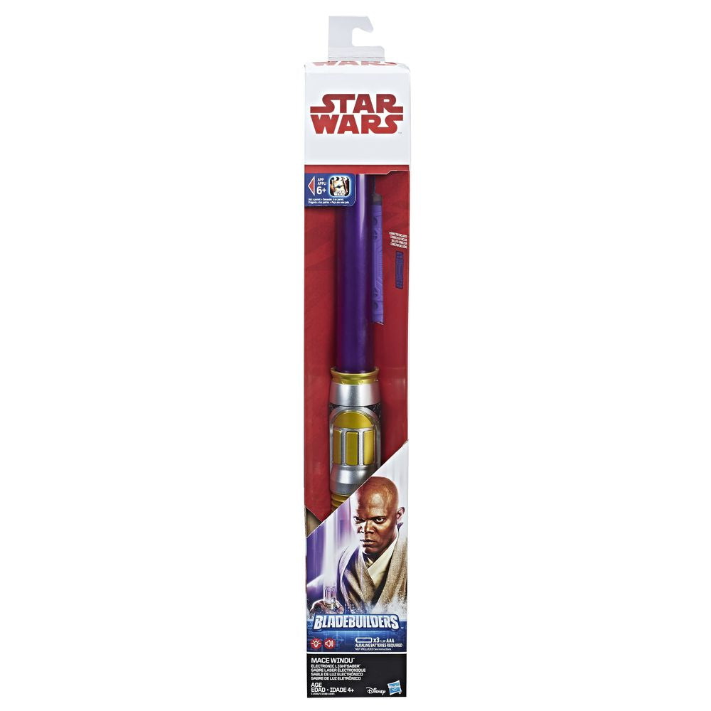 Star Wars Revenge Of The Sith Mace Windu Electronic Lightsaber - Toyworld