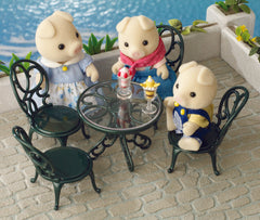 Sylvanian Families Garden Table Chairs Img 3 - Toyworld