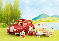 Sylvanian Families Red Family Saloon Car Img 2 - Toyworld