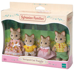 Sylvanian Families Striped Cat Family - Toyworld