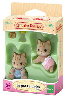 SYLVANIAN FAMILIES STRIPED CAT TWINS