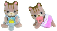 SYLVANIAN FAMILIES STRIPED CAT TWINS