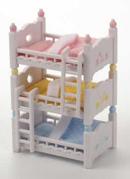 Sylvanian Families Triple Bunk Beds - Toyworld