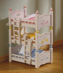 Sylvanian Families Triple Bunk Beds Img 1 - Toyworld