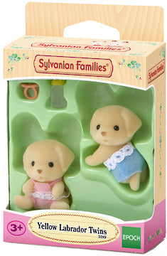 SYLVANIAN FAMILIES YELLOW LABRADOR TWINS