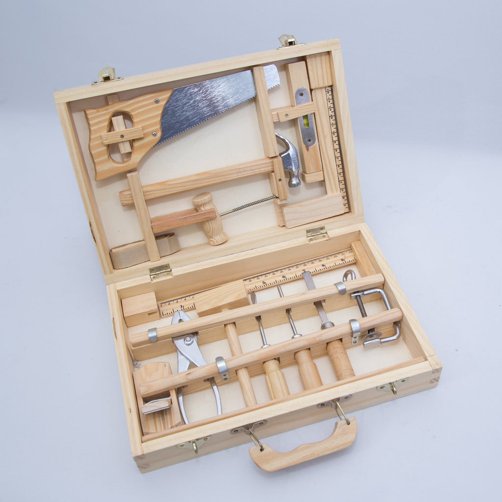 Tool Set In Wooden Boxs | Toyworld