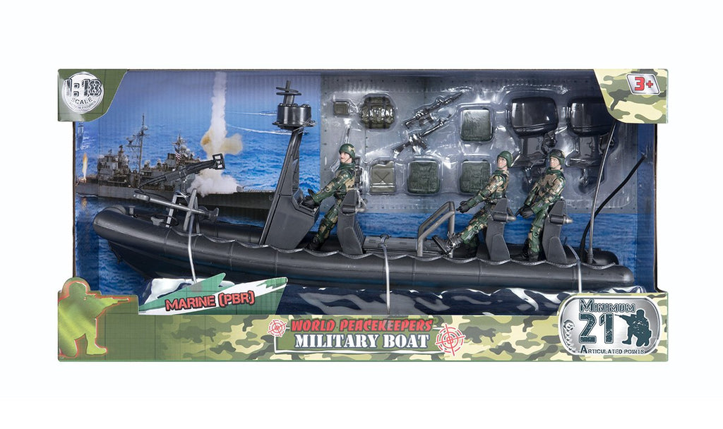World Peacekeepers Military Boat Marine | Toyworld