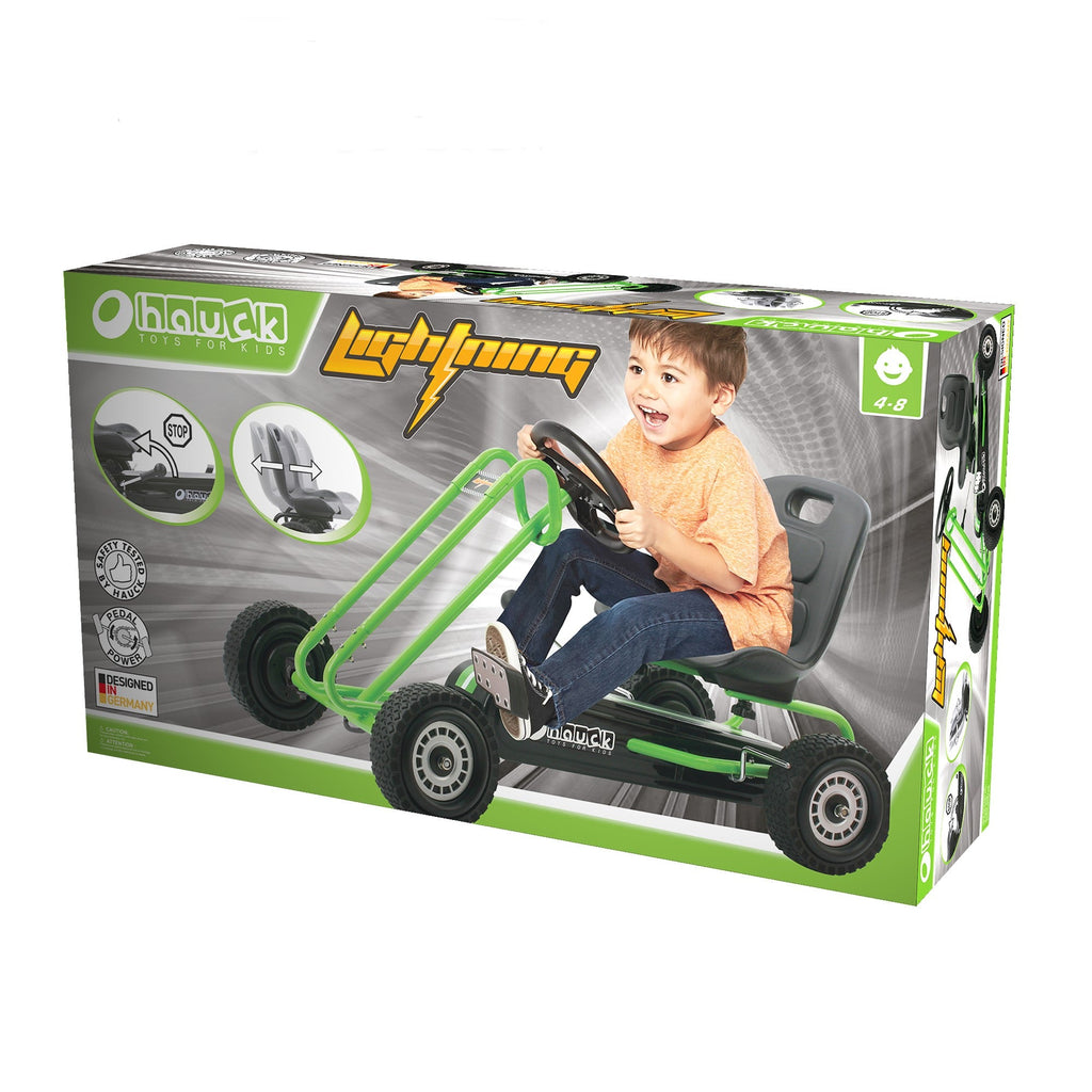 Hauck Go Kart Lightning Green | Toyworld