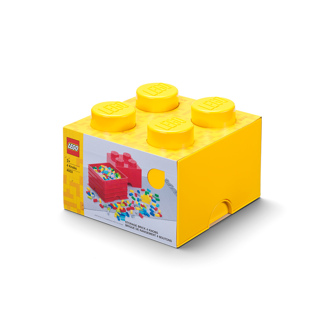 Lego Storage Brick Yellow | Toyworld