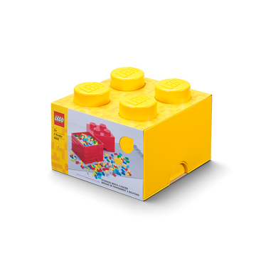 Lego Storage Brick Yellow | Toyworld