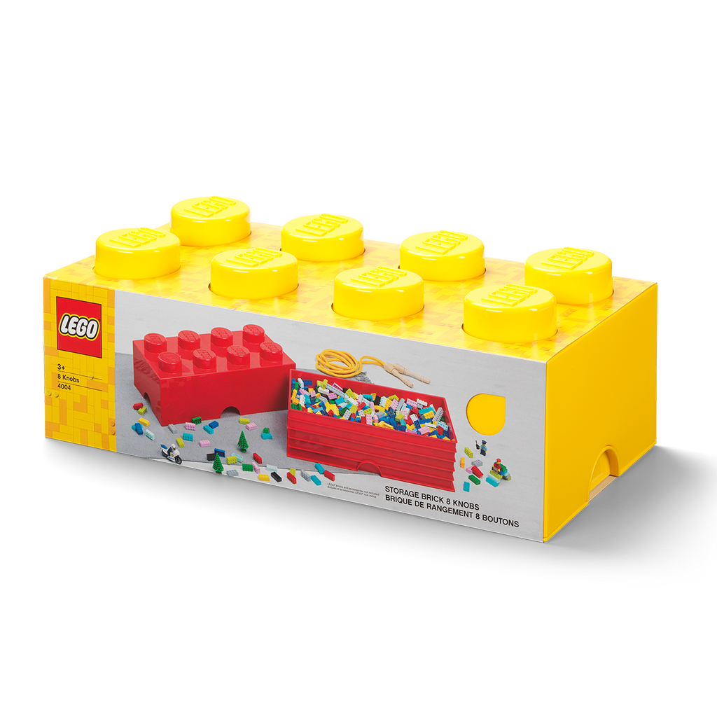 Lego Storage Brick Yellow | Toyworld