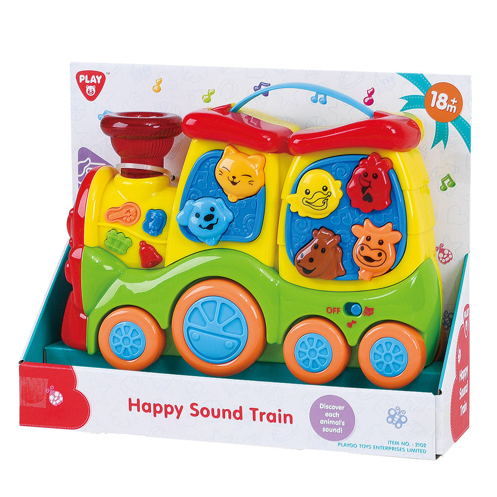 Playgo Happy Sound Train Battery Operated - Toyworld