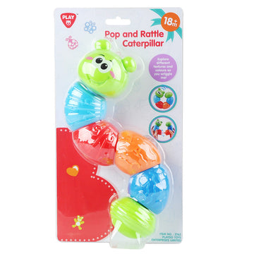 Playgo Pop And Rattle Caterpillar - Toyworld