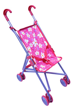 Playworld Doll Umbrella Stroller Pink - Toyworld