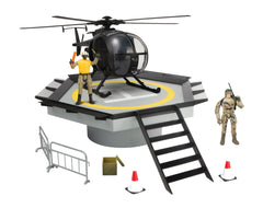 World Peacekeepers Helpad With Helicopter Img 1 | Toyworld